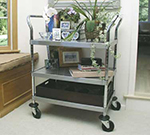 Advance Tabco UC-3-2433RE Residential Mobile Cart - (3) Shelf, 24x33