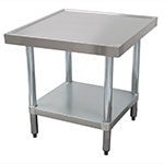 Advance Tabco AG-MT-302 Budget Equipment Stand, 24 in W x 30 in D, 24 in H, SS Top, Galv Base
