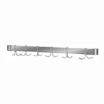 Advance Tabco AUR-60 60 in Table Mount Utensil Rack, with 9 Plated Pot Hooks