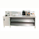 Advance Tabco BEV-30-144R 144 in Beverage Table, Sink w/ Faucet on Right