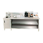 Advance Tabco BEV-30-60R 60 in Beverage Table, Sink w/ Faucet on Right
