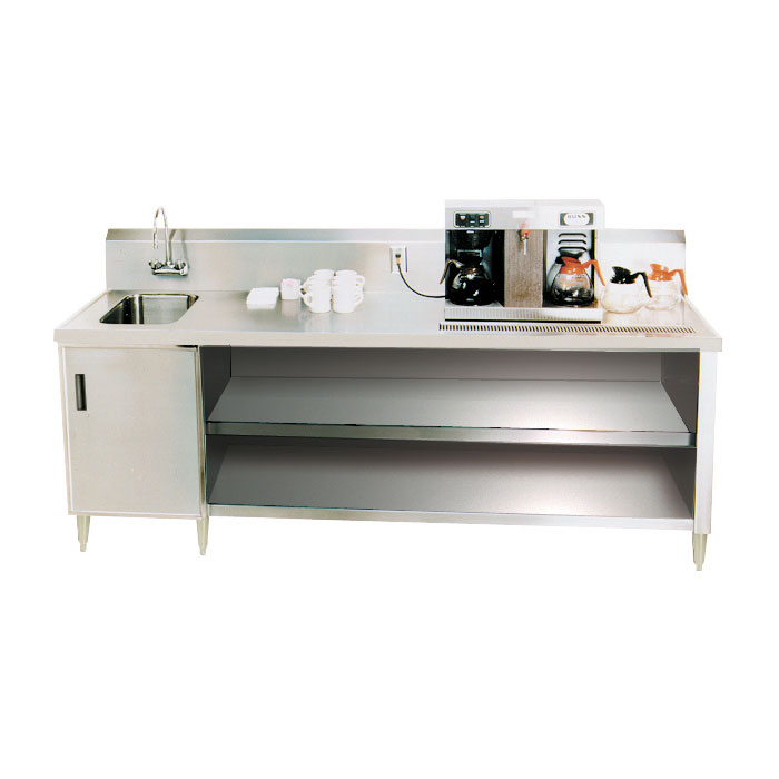 Advance Tabco BEV-30-60R 60 in Beverage Table, Sink w/ Faucet on Right