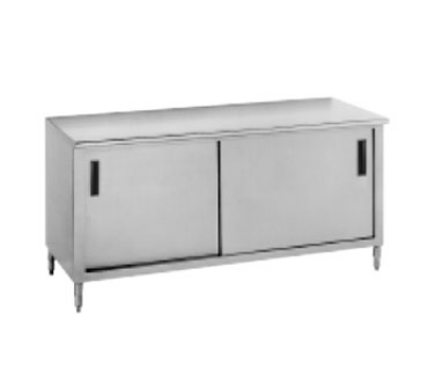 Advance Tabco CB-SS-365 48-in Work Table w/ Cabinet Base, 36-in Wide, 14-Ga. Stainless