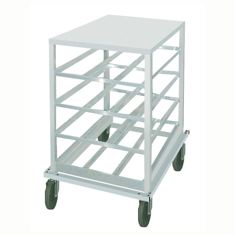 Advance Tabco CR10-54 Low Profile Can Rack w/ Sloped Glides, Holds (54) #10 Cans