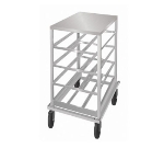 Advance Tabco CRSS10-54 Low Profile Mobile Can Rack w/ SS Top, Sloped Glides, (54) #10 Cans