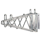 Advance Tabco DB-14-X Wall Shelf Bracket, Double Mount, 14 in, Used Between Adjoining Shelves