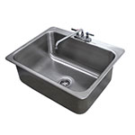 Advance Tabco DI-1-2812 Drop In Sink w/ Faucet, 28 x 20 x 12-in Deep