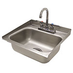 Advance Tabco DI-1-30 Drop In Sink w/ Gooseneck Faucet, 14 x 10 x 5-in Deep
