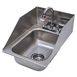 Advance Tabco DI-1-5SP Drop In Sink w/ Side Splash & Faucet, 13 x 19 x 5-in Deep