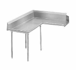 Advance Tabco DTC-K60-72L 71 in Korner Clean Dishtable, Right to Left, 16/304 Stainless Steel
