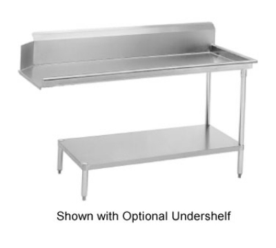 Advance Tabco DTC-S60-36R 35 in Straight Clean Dishtable, Left to Right, 16/304 Stainless Steel