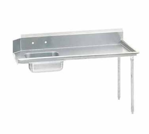 Advance Tabco DTS-S60-60R 59-in Straight Soil Dishtable, Right to Left, 14-Ga. Stainless
