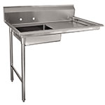 Advance Tabco DTU-U60-48L 48 in Dishtable Assembly, Undercounter Type, All SS, L to R