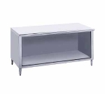 Advance Tabco EB-SS-369 108-in Work Table w/ Open Cabinet, 36-in Wide, Stainless