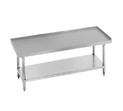 Advance Tabco EG-246 Equipment Stand with Adjustable Undershelf, 72 in x 24 x 24, SS Top
