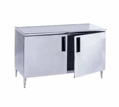 Advance Tabco HB-SS-305MRE Residential Stainless Steel Enclosed Base Table, 60 in x 30 in x 35 in