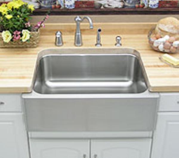 Advance Tabco FAR-2418RE Residential Stainless Steel Farmers Sink, 24 in x 18 in x 10 in Bowl Size