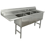 Advance Tabco FC-3-1620-18L Fabricated Sink - 18