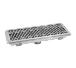 Advance Tabco FRG-48 Floor Water Receptacle, 12 in W x 48 in L x 2 in D, 14 Gauge, 304 SS