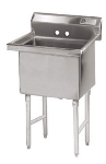 Advance Tabco FS-1-3024 NSF Sink, 1 Compartment, 14/304 SS, No Drainboard, 30 in x 24 in