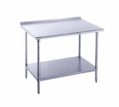 Advance Tabco FSS-240 30-in Work Table, 14-Ga. Stainless Top w/ 1.5-in Splash, 24-in W