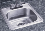 Advance Tabco SS115156RE Drop In Core Bar Sink, 12.25 x 10.25 x 6-in Bowl, Stainless Steel