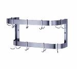 Advance Tabco GW-60 Pot Rack, Wall Mount, Double Bar, 60 in W