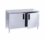 Advance Tabco HB-SS-2410M 120-in Table, Cabinet Base w/ Shelf & Doors, 24-in Wide