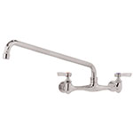 Advance Tabco K-119 Faucet, Splash Mounted, 16 in Spout, 8 in Center