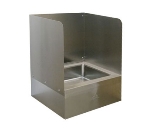 Advance Tabco K-290R Right Side for 9OP28/48 Mop Sink, Backsplash, Extends 16 in Above The Sink
