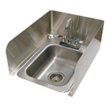 Advance Tabco K-614 3-Sided Splash - Removable, For Counter Mounted Drop In Sink, 8
