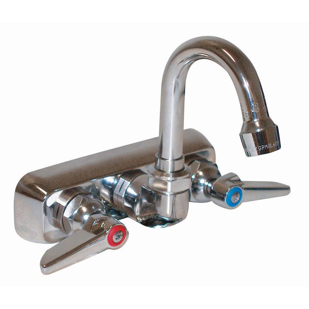 Advance Tabco K-69 Faucet, Extra Heavy Duty, Splash Mounted, 4 in Center