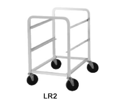 Advance Tabco LR4 Lug Cart, Full Height, Open Sides, Welded Aluminum, Holds 4 Lug