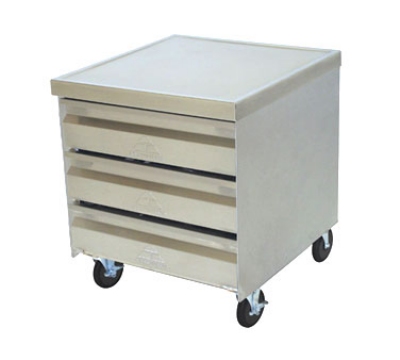 Advance Tabco MDC-4-2020 Mobile Drawer Cabinet, 4 Drawers, SS Top, 25-1/4 X 25-1/4 X 30 in, Casters