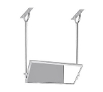 Advance Tabco MI-48 Tilting Demo Mirror, Ceiling Mounted, 24 X 48, 4 Ft Long, Stainless Steel