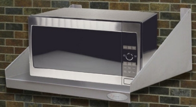 Advance Tabco MS2436RE 36-in Microwave Wall Shelf, 24-in Wide, Stainless