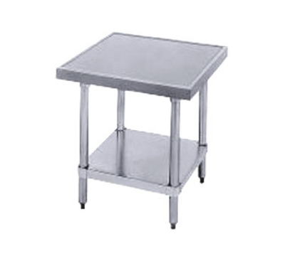 Advance Tabco MT-SS-242 Equipment Stand, 24 x 24, 24 in High, S/S Top, Legs, and Undershelf