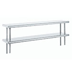 Advance Tabco ODS1248 Shelf - Table Mounted, Double Deck, 12x48