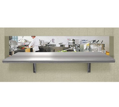 Advance Tabco PA-24-48 Pass Thru Shelf, 24 in W X 48 in L, SS Shelf and Brackets