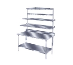 Advance Tabco PT-18S-108 108-in Table Mounted Shelf, Splash Mount, 18-in Wide