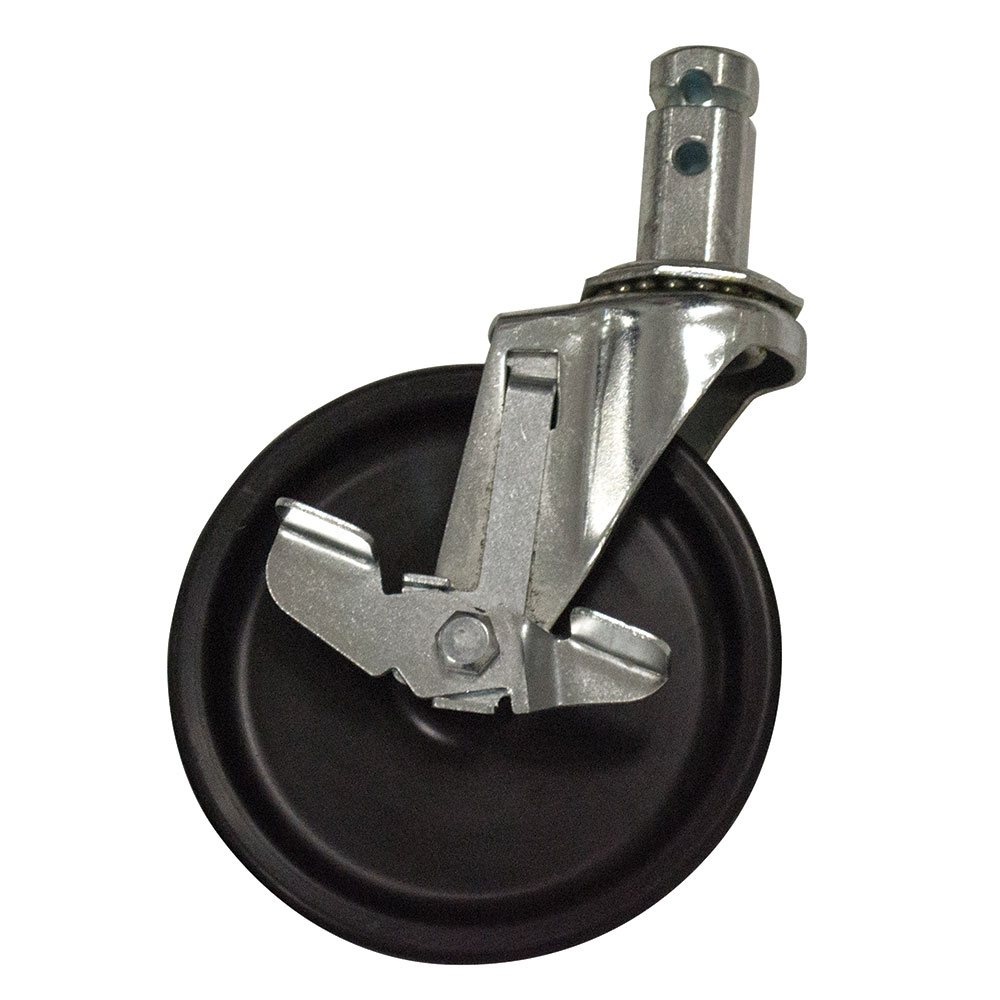 Advance Tabco RA-26 Bolted Stem Caster With Brake, 5" Diameter
