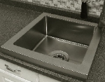 Advance Tabco RD121218RE Raised Deck Drop In Sink, 17 x 16 x 8-in Bowl, Stainless Steel