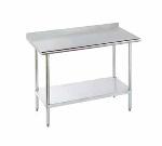 Advance Tabco SFLAG-300-X 30 in Work Table, 30 D x 35-1/2 in H, All Stainless Steel, 1-1/2 in Rear Splash
