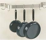 Advance Tabco SW1-48RE Residential Stainless Steel Wall Mounted Pot Rack, 6 Hook, 48 in Long