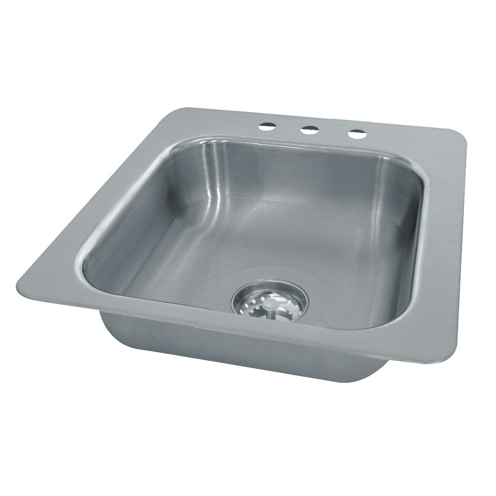 Advance Tabco SS-1-2321-10 Drop In Sink, (1) 20 x 16 x 10-in Deep, 18 Gauge Stainless