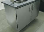 Advance Tabco IBSS368MRE 96-in Island Base w/ 4-Hinged Doors, 36-in Wide, Stainless