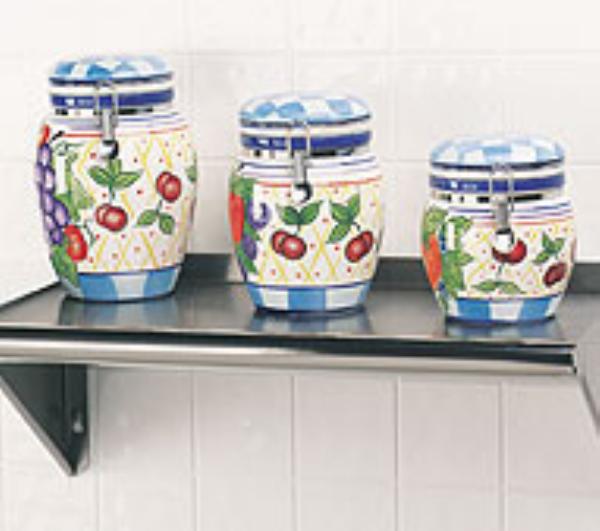 Advance Tabco WS-12-48RE Residential Stainless Steel Wall Mounted Shelf, 48 in W x 12 in D