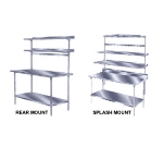 Advance Tabco SWT-120 120-in Table Mounted Pot Rack w/ 18-Hooks, Splash Mount Only