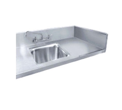 Advance Tabco TA-11Z 5 in Table Splash w/ 2 in Return (required for splash mount) (per linear foot)