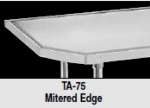 Advance Tabco TA75RE Mitered Edge Countertop Option